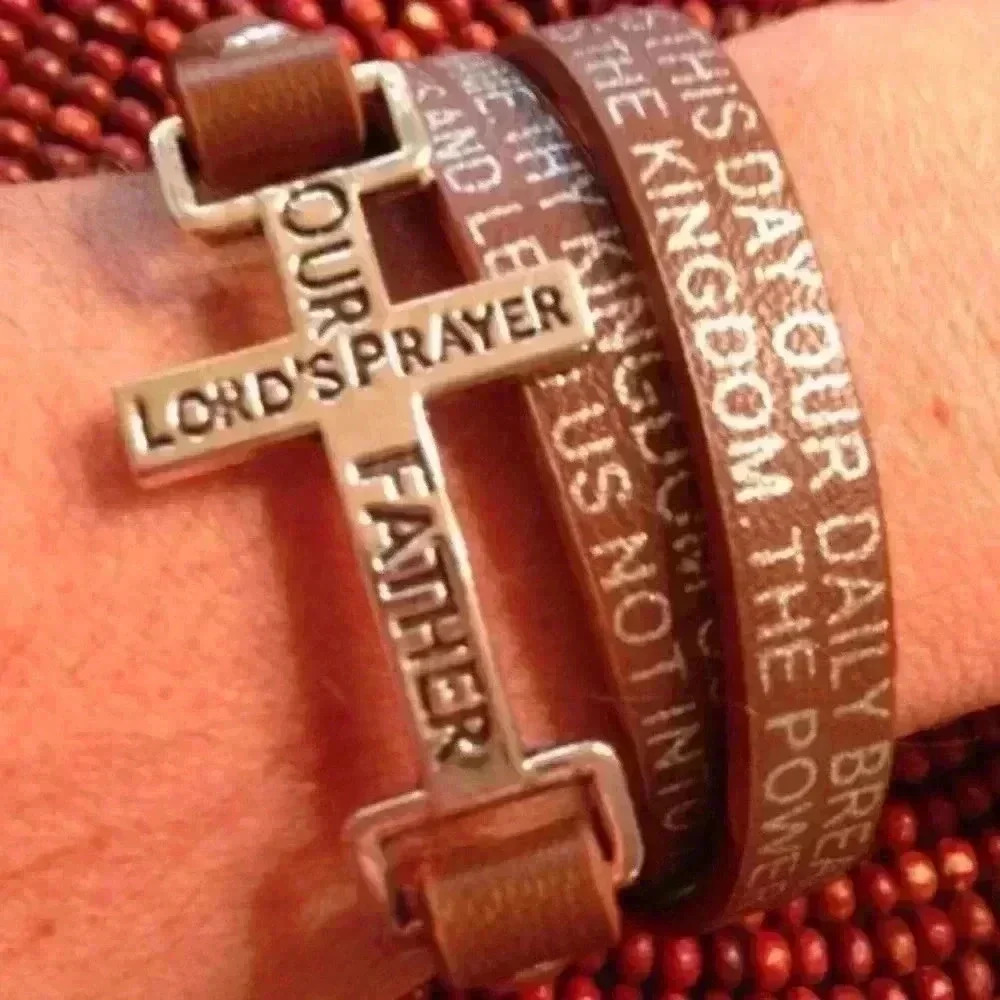 RESTOCKED** Our Father in Brown and silver